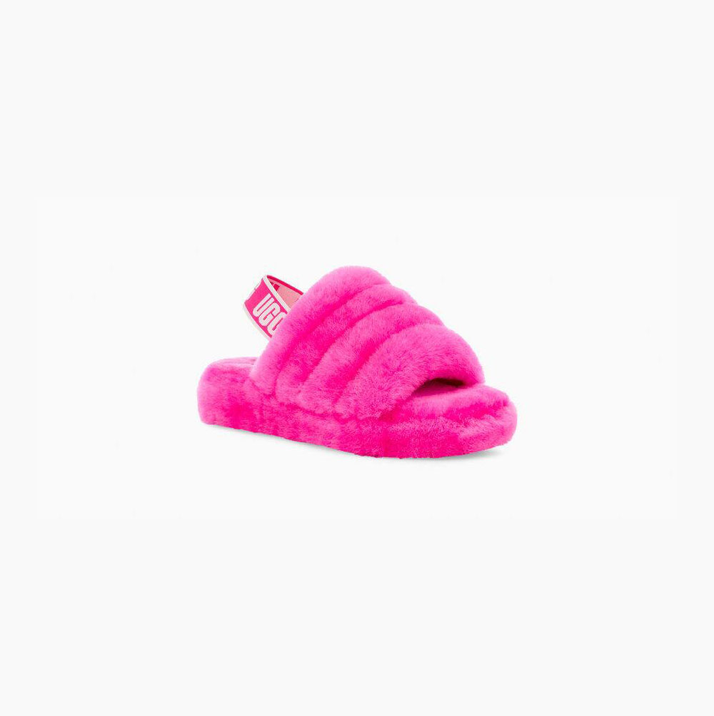 UGG Fluff Yeah - Badesandaler Barn - Rosa (NO-Z204)